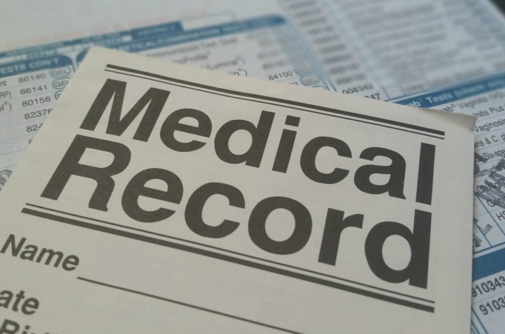 Medical Record; Vaccination Record Card
