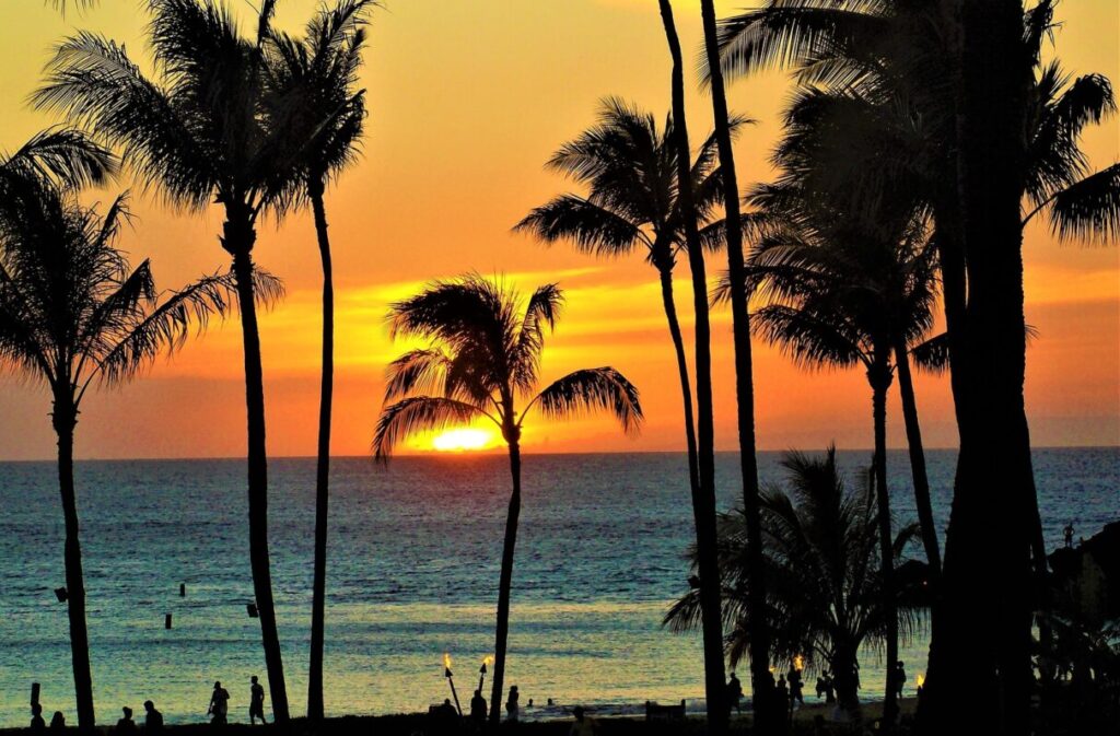 Hawaii sunset