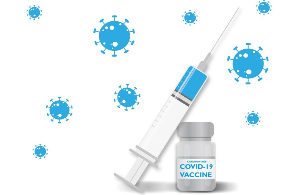 syringe and vaccine vial